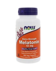 Melatonina 10mg Extra Forte 100 caps Now Foods