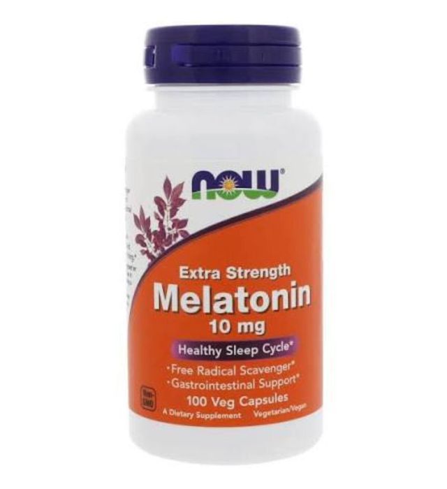 Melatonina 10mg Extra Forte 100 caps Now Foods